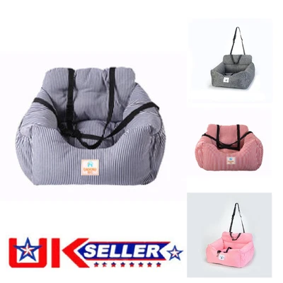 £29 • Buy Travel Dog Bed Soft Washable Pet Puppy Cat Car Seat Cushion Comfort Protector 