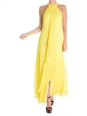 MEGHAN LOS ANGELES Yellow Aphrodite Sleeveless Maxi Dress In Size LG • $72