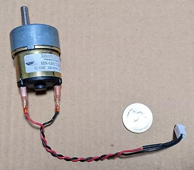 Telco TelcoMOTION HN-GH12-2221T 12VDC Reversible Metal Gear Head Motor PAT 90153 • $28.95