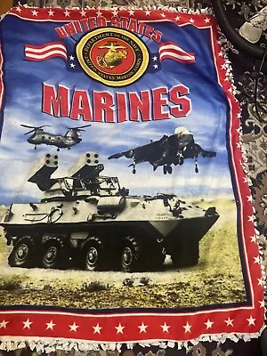 U.S. Marine Throw Blanket Nice!🔥 • $24.99