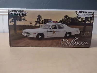 Dukes Of Hazzard General Lee Sheriff Rosco 1:24 MONACO Police Car - BOX ONLY!!! • $10