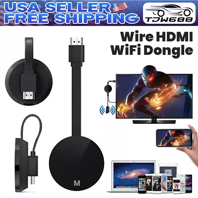 1080P Wireless WiFi Display Dongle Receiver HDMI TV Video DLNA Airplay Miracast • $19.75