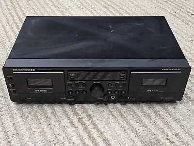 Marantz Professional PMD505 Auto Reverse Double Cassette Deck Dolby.Works • $120