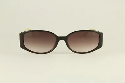 Rare Authentic Vintage Chanel 3072 C. 711 Black Beige 54mm Gradient Sunglasses • $479.46