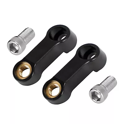 Motorcycle Plastic Mirror Extender-Riser-Extension Black 10mm -M10 For Yamaha US • $12.69