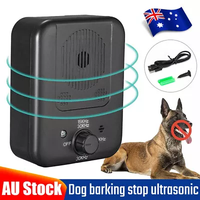 Dog Barking Stop Ultrasonic Tool 30 Days Automatic Bark Control Anti Bark Device • $23.95