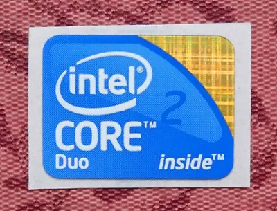 Intel Core 2 Duo Inside Sticker 18.5 X 24mm 2009 Version For Desktop Case Badge • $1.79