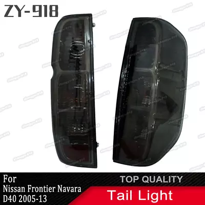 For Nissan Frontier Navara D40 2005-2015 Pair Tail Light Smoked Black Rear Lamp • $102