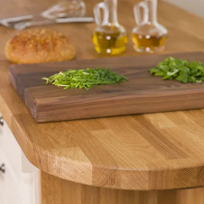 £80 • Buy Oak Solid Wood Worktops, 40mm Staves, 1M, 2M, 3M & 4M, Various Widths Available