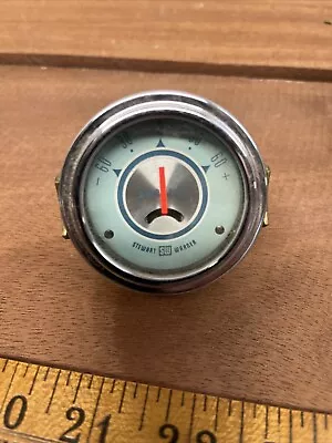 Vintage 1960’s Stewart Warner Green Face Muscle Car Amp Gauge RARE  • $85