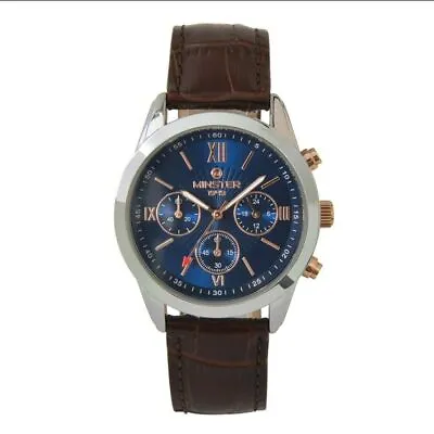 NEW* ORIGINAL DESIGNER MINSTER 1949 Mens Watch RRP £179 Casual Dress Wrist Watch • £29.95
