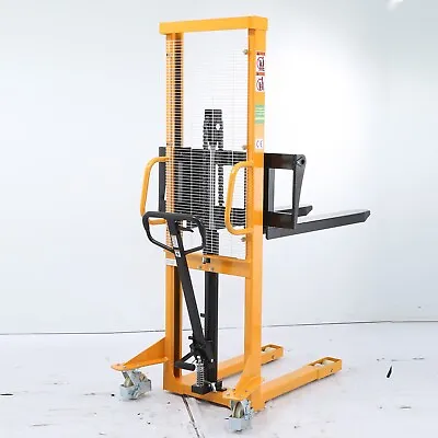 APOLLOLIFT Hydraulic Walkie Stacker W/ Fixed Legs 2200lb Hand Pallet Stacker 63  • $1559