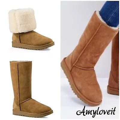 UGG Classic Tall II Boot Chestnut Size 7 New • $170