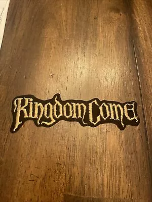 Kingdom Come Iron On Patch 6” Vtg Rare Jacket Band 90s Embroidered Heavy Metal • $14.80