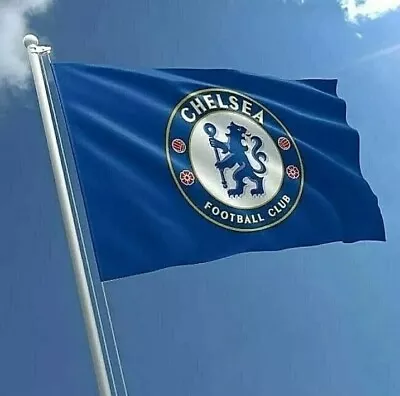 Chelsea FC Large Football Flag Banner Club Logo. 5 X 3ft OFFICIAL CFC • £9.99