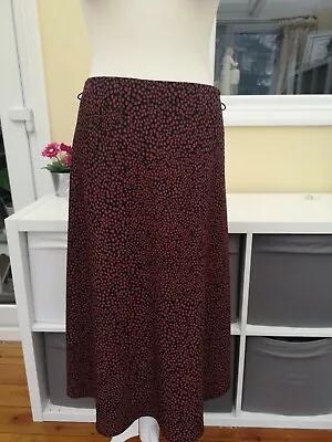 £5 • Buy M&S - Ladies Size 12 Spring Summer Stretchy Waist Mid Length Skirt