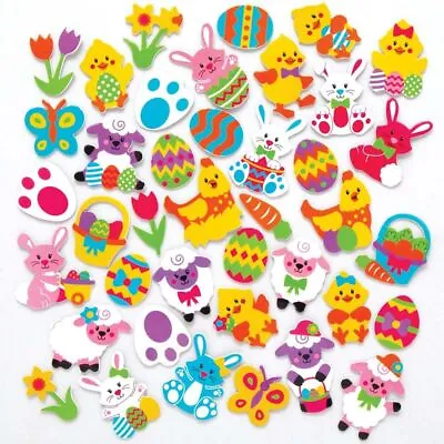 Kids STICKERS Felt Foam Shapes Self Adhesive Children's Fun Crafts Card Making • £0.99