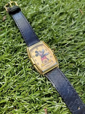 Seiko 2K03-5009 Gold-Tone Mickey Mouse 60th Anniversary Quartz  • $99.95