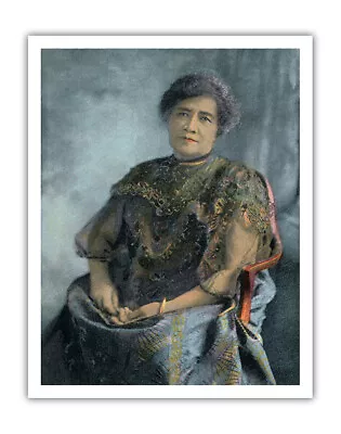 Queen Lili'uokalani Of Hawai’i - Vintage Hawaiian Hand-Colored Postcard 1893 • $15.98