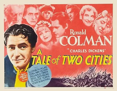 A TALE OF TWO CITIES (1935) RONALD COLEMAN - Public Domain Movie DVD NO CASE • £5.99