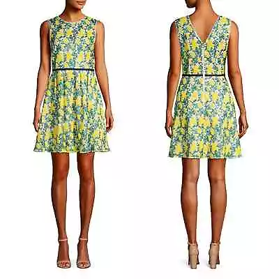 Draper James Goldenrod Embroidered Print Madeline Dress • $90