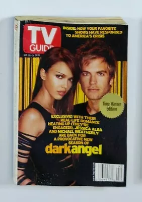 TV Guide Magazine October 20 2001 Jessica Alba Rochester Ed. No Label • $13.45