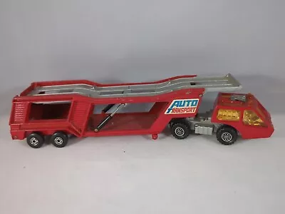 Vintage 1976 Matchbox Super Kings Lesney Car Transporter With Cab • $19.99