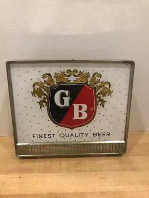 Vintage 1950's Griesedieck Bros. Beer Frame And Glass For Lighted Sign • $49.99