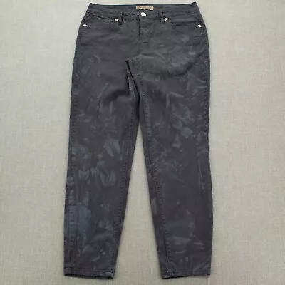 Nine West Vintage America Womens Jeans Regular Missy Stretch Mid Rise Gray Sz 4 • $22.88