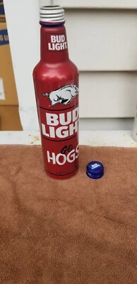 $1.50 • Buy Bud Light Hogs Cheap Alumnum Beer Bottle Bottles Empty Dow
