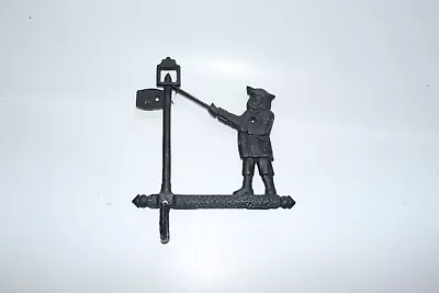 Vintage Iron Lamplighter Wall Mount Candle Holder • $12.99