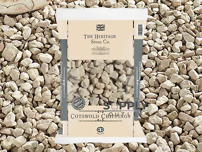Deco-Pak Cotswold 20KG Chippings Neutral Stone Maxi Bag 20mm Landscaping Pathway • £15.35