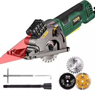 4.8 Amp Compact Mini Circular Saw Corded Electric With Laser Guide For Cutting • $53.99