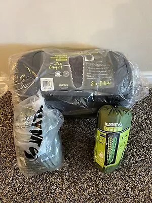 Klymit Sleeping Bag 0 Degree + Hammock + Sleeping Pad • $200