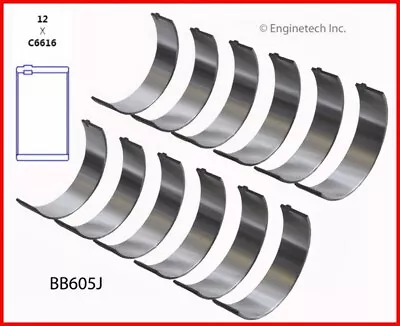 78-89 Buick 3.8L / 231 OHV V6 12V Turbo Rod Bearings 010 • $35.44