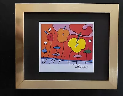 Peter Max | Vintage Print Signed |  Mounted In A New Frame | Buy It Now! • $119