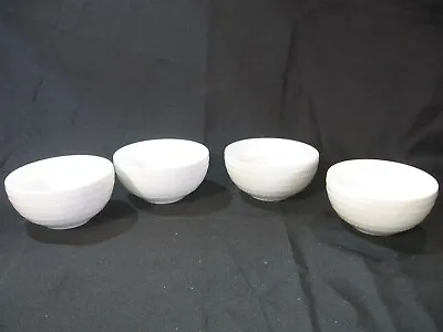 NEW Mikasa NELLIE Set Of 4 Fruit Bowls 5.8  Bone China White • $28.99