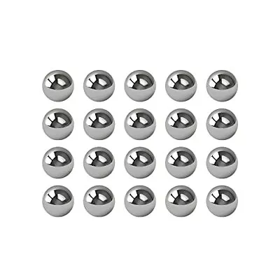 FOCMKEAS 20 PCS 6 Mm/0.24  Bearing Balls 304 Stainless Steel Solid Ball Beari... • $11.91