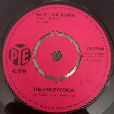 The Honeycombs - Have I The Right - 1964 Pye Records Joe Meek - Ex • £2.99
