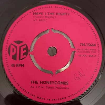 The Honeycombs - Have I The Right - 1964 Pye Records Joe Meek - Ex • £2.99