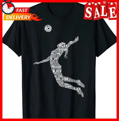 Volleyball Girl Women Player T-Shirt S-5XL • $16.99