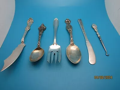 Atq 6 Mixed Sterling SHM Manchester Towle International 124.8 Grams. #552 • $72.22