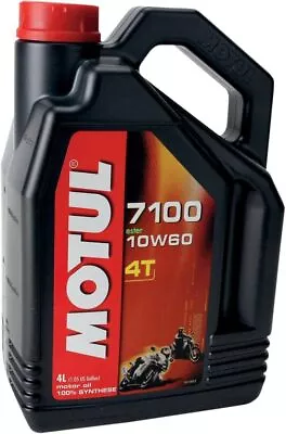 MOTUL 7100 Synthetic 10W60 Motor Oil 4L 104101 • $57.70