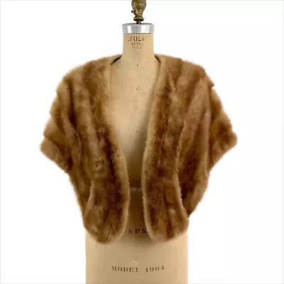 Vintage Blonde Mink Shrug - Small - Medium • $50