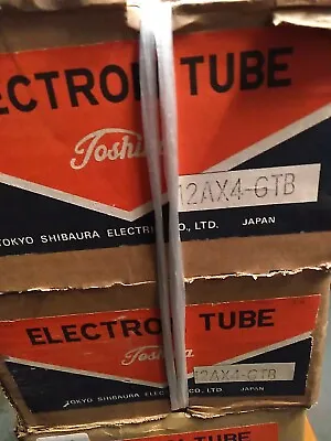 4020 Huge Lot Of 100 Toshiba 12ax4 Vacuum Tubes  • $45