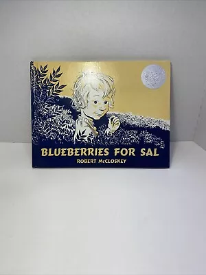 BLUEBERRIES FOR SAL By ROBERT MCCLOSKEY ILLUSTRATED HARDCOVER BOOK VG • $7.99