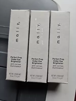 Lot Of 3 Mally Beauty Perfect Prep Under Eye Brightener In Shade Deeper • $36.95