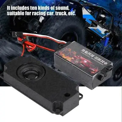 RC Car Engine Sound Module - Realistic Speaker Simulator For 1/10 Vehicle • $40.07