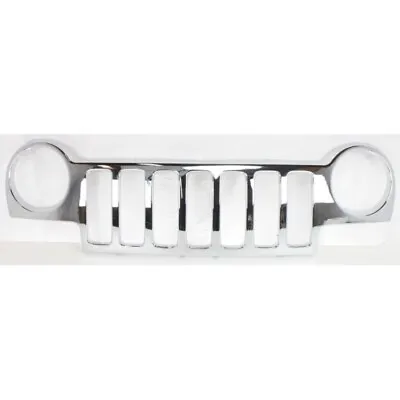 For Jeep Liberty Grille 2002 2003 2004 Plastic Chrome | CH1200232 • $153.27