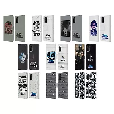 Official The Blues Brothers Graphics Leather Book Case For Samsung Phones 2 • £17.95